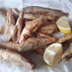 Foto di Triglie e merluzzetti fritti
