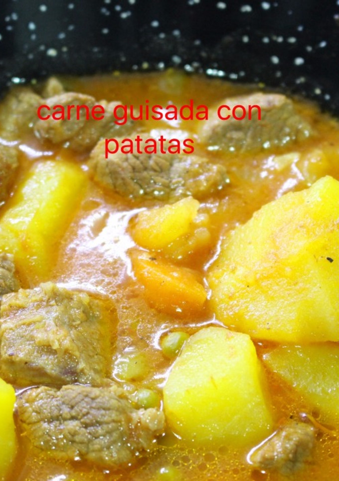 Una foto de Estofado de ternera con patatas