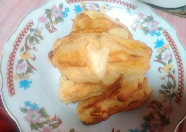 Pisang goreng mozarela