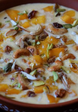 A picture of Mango Kheer.