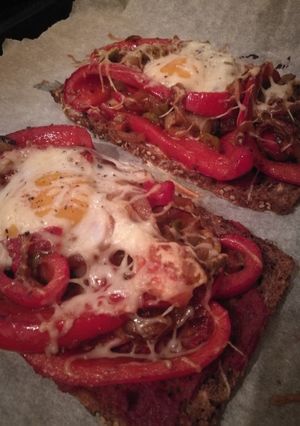 Une photo de Bruschettas Poivrons Healthy