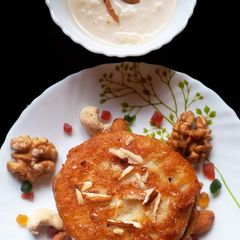 A picture of Paneer Malpua.