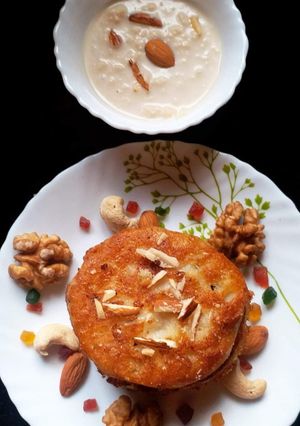 A picture of Paneer Malpua.