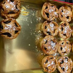 A picture of Homemade rum mince pies.