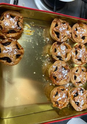 A picture of Homemade rum mince pies.