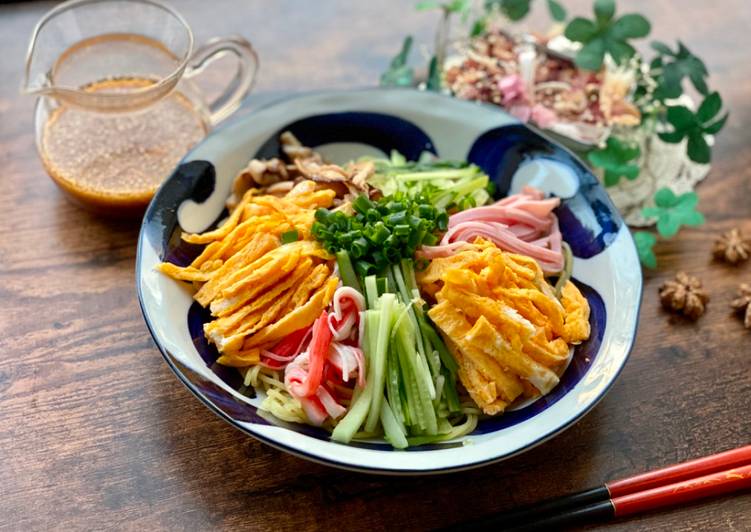 Step-by-Step Guide to Prepare Super Quick Homemade Japanese Summer Ramen with Sesame Sauce