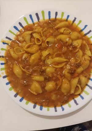Una foto de Macarrones estofados
