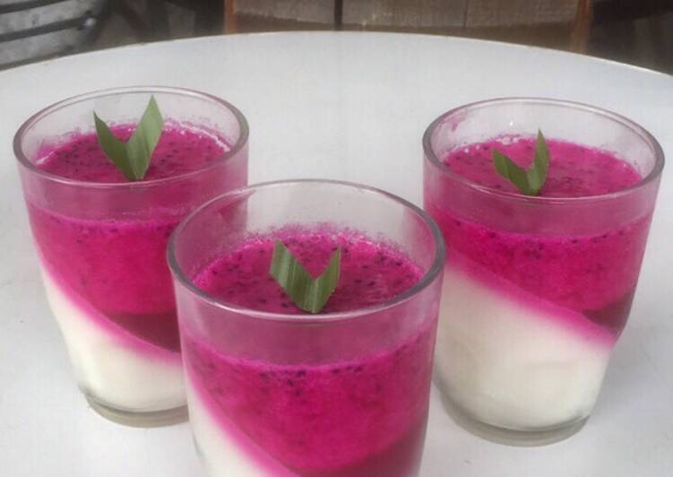 2. Puding Santan Buah Naga
ala Reg’s Dish ?