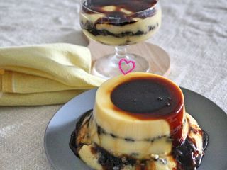Pudim Flan Mandarin com Oreo