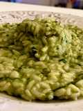 Risotto con lo sclopit al gin