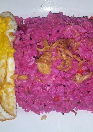 Foto resep Nasi goreng merah