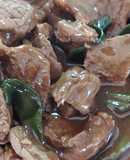 Carne Mongoliana Muy, Muy rica (comida china)