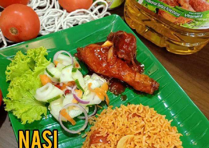 Recipe of Wolfgang Puck 🍚🍅Nasi Tomato