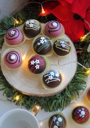 Una foto de Bombas de chocolate