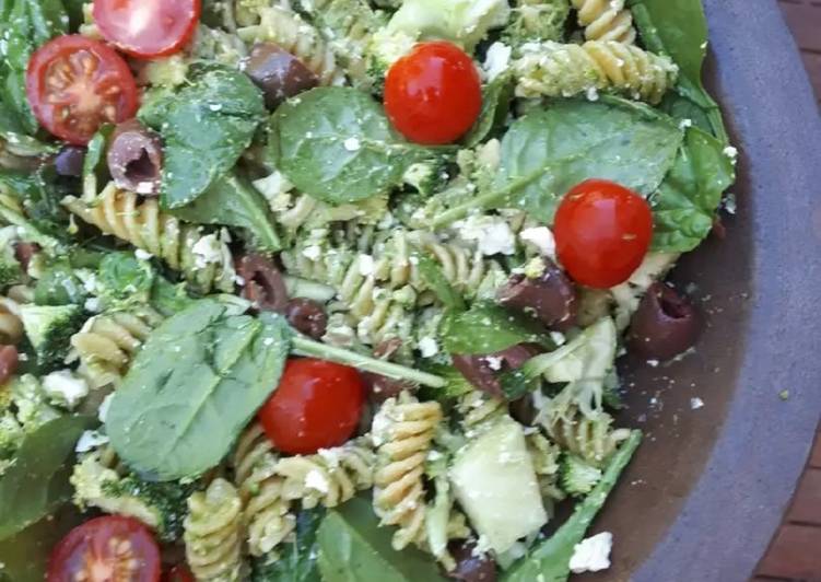 How to Prepare Speedy Pesto pasta salad