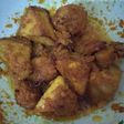 Balado udang dan tahu bakso
