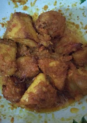 Foto resep Balado udang dan tahu bakso