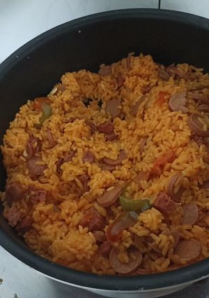 Una foto de Arroz amarillo (súper fácil y delicioso)