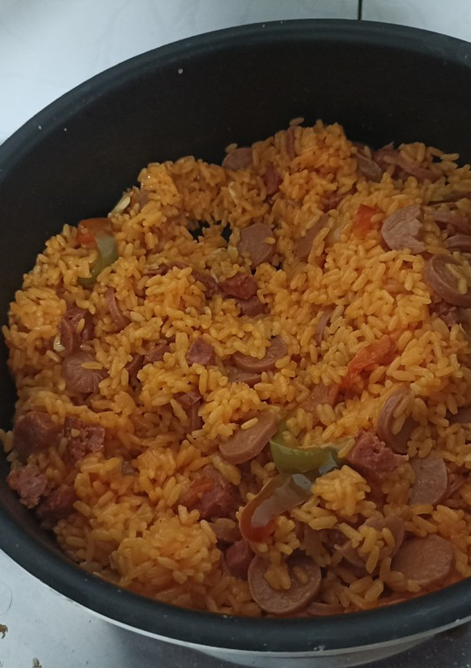 Una foto de Arroz amarillo (súper fácil y delicioso)