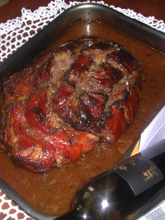 Una foto de Jamón asado al cava