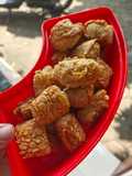 Tempe goreng isi tahu