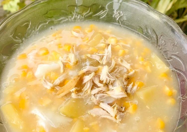 Bagaimana Menyiapkan Sup jagung simple yang Enak