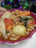 Sopa de coditos caldudita con pollo y verduras