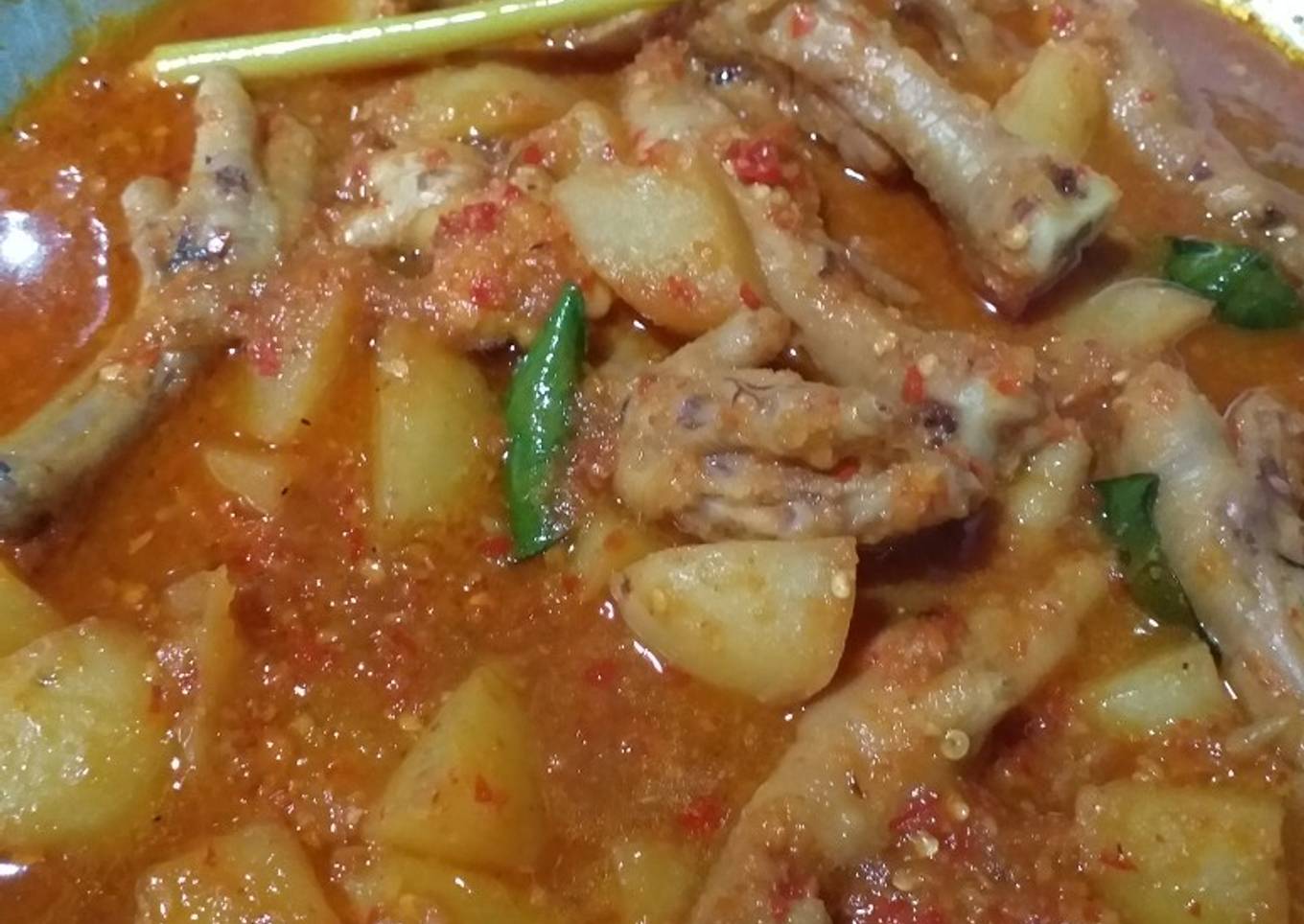 Ceker potato mercon