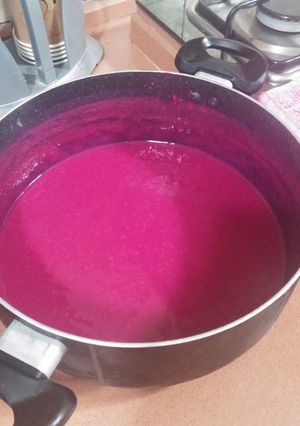 Una foto de Borsht - sopa de remolacha