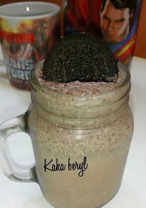 Foto resep Susu keju oreo Milo nikmat 😋😋