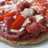 Pizza casera con masa de avena