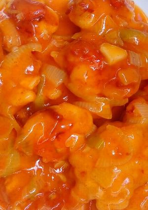 Foto resep Udang goreng tepung saus asam manis🍤🍤