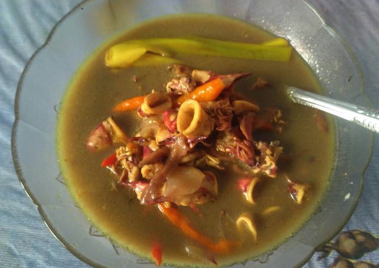 Langkah Mudah untuk Membuat Cumi asam mangga, Bikin Ngiler