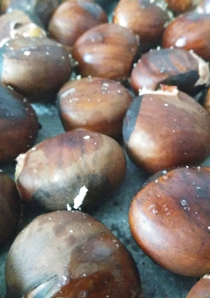 Una foto de Castañas asadas en horno