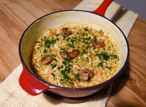 Una foto de Risotto de Camarón