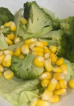 Foto resep Salad brokoli jagung