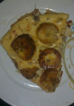 A picture of Plantain frittata.