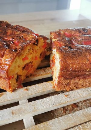 Une photo de 🍴Cake Chorizo Poivrons🍴