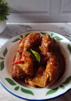 Foto resep Kepala Ayam kecap pedas