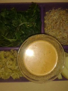Foto resep #Diet GM Day 2 sarapan (pecel sayur)