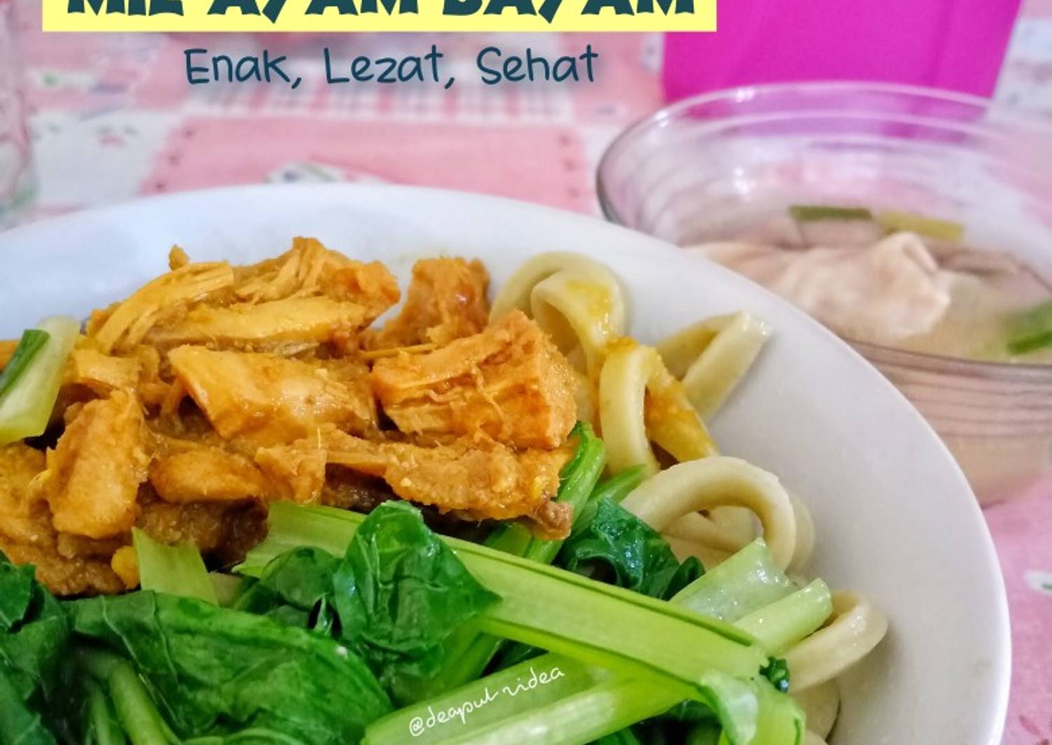 Resep Mie Ayam Bayam Oleh Deaputri Cookpad