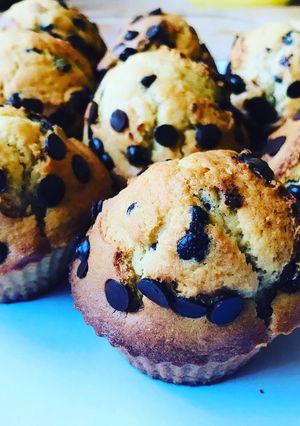 Une photo de Muffins aux pépites de chocolat