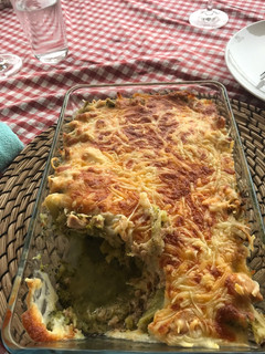 Una foto de Gratinados de brócoli atún y Gorgonzola