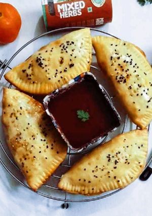 A picture of Tasty calzone pockets.
