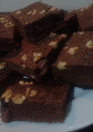Una foto de Brownies de Cacao