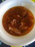 Sopa de Bolo (sopa de chorizo salvadoreña)
