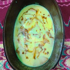 A picture of Custard Caramelized Pudding.