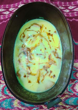 A picture of Custard Caramelized Pudding.