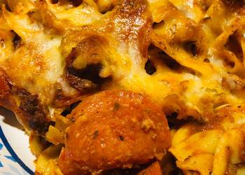 Easiest Way to Make Appetizing Pizza Noodle  Bake