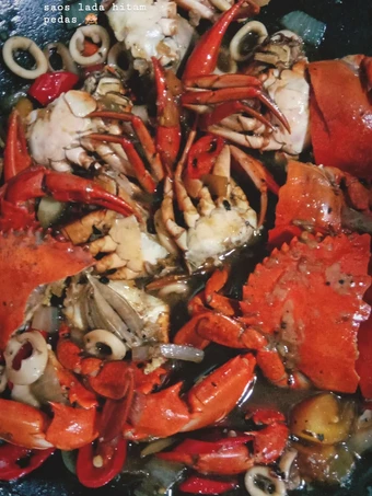 Cara Gampang Menyiapkan Resep Kepiting saos lada hitam pedes yang Sempurna Anti Ribet, Mantap